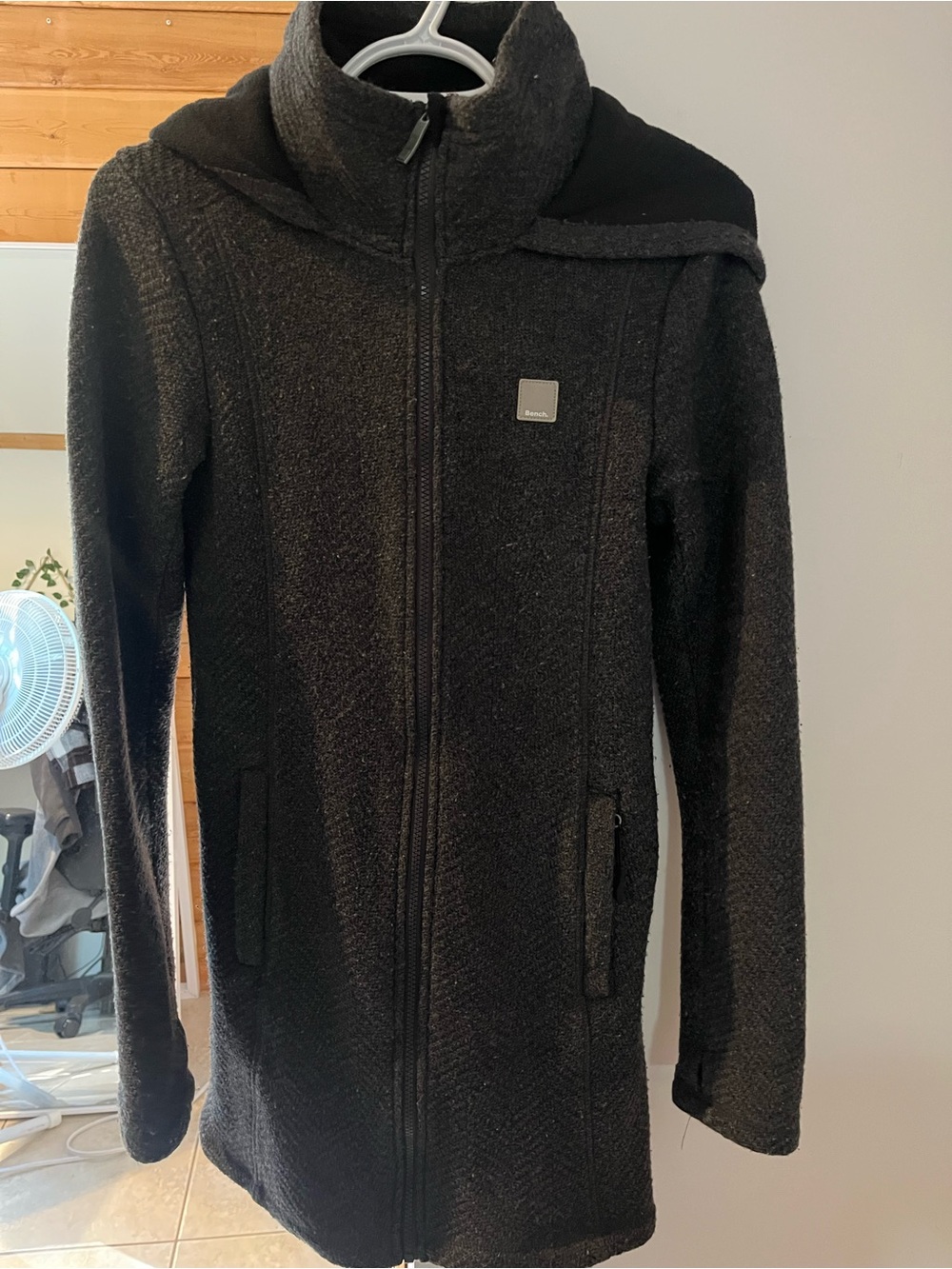 Bench Charcoal Hooded Zip Jacket